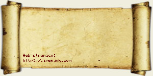 Adam Čakaranović vizit kartica